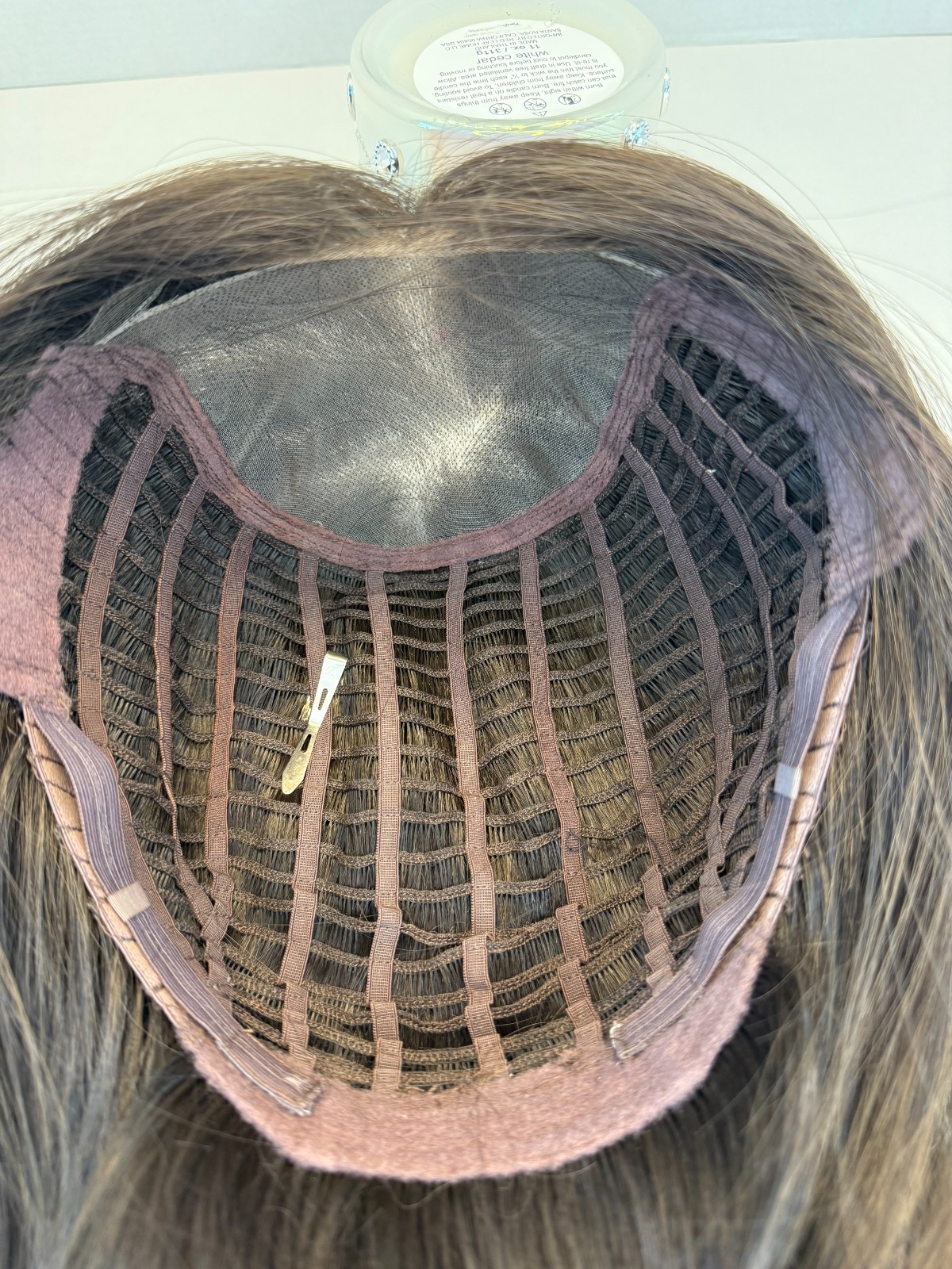 Custom Handmade Wig Brunette 15in Hair Cancer Alopecia Use