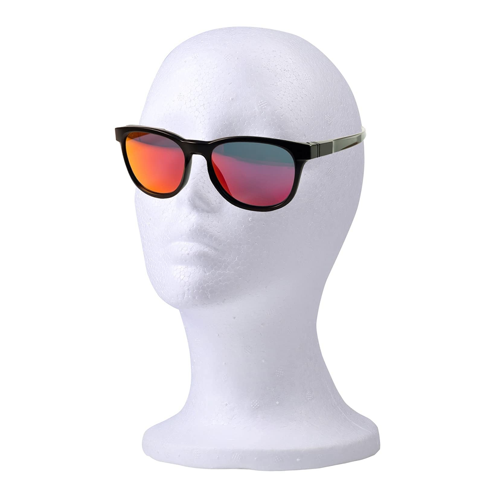 Foraineam 2 Pack Foam Wig Display Stand, Female 2 Count (Pack of 1), White