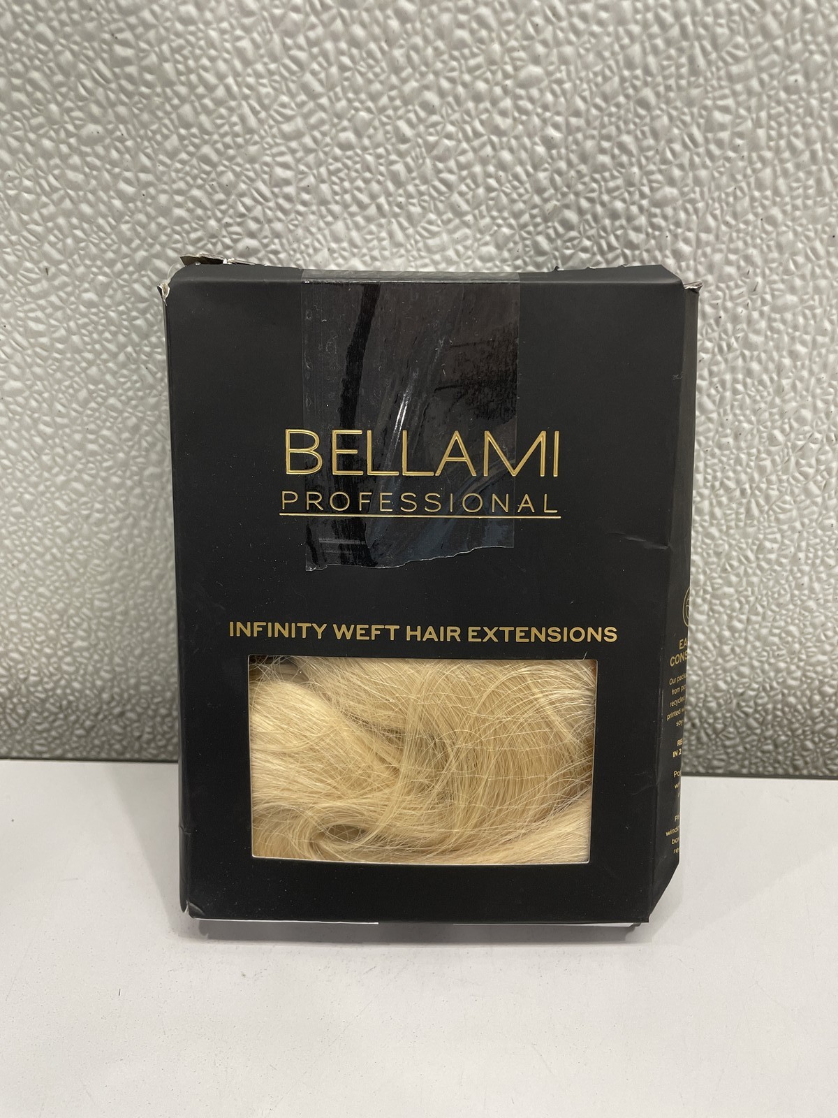 Bellami Professional Infinity Weft Ash Blonde #60 Human Hair Extensions, 22″ 85g