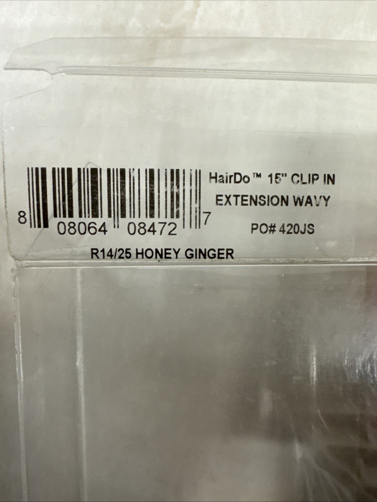 Hair Do Jessica Simpson 15” Clip-in – R14/25 Honey Ginger – WAVY