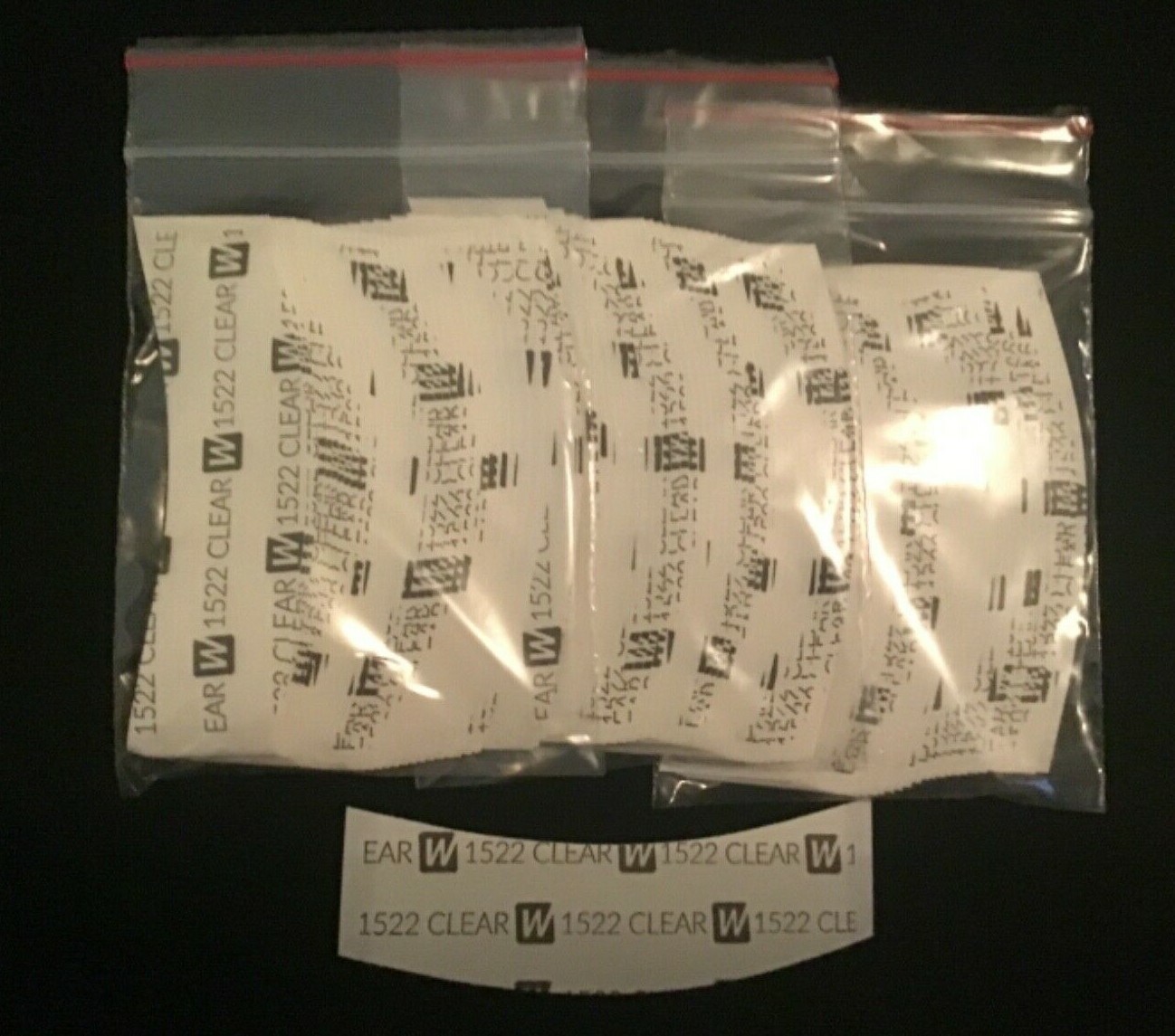 Walker 3M 1522 -108 Pc C Contour – 3-Packs -Hairpiece Tape .Poly Wig System .NEW