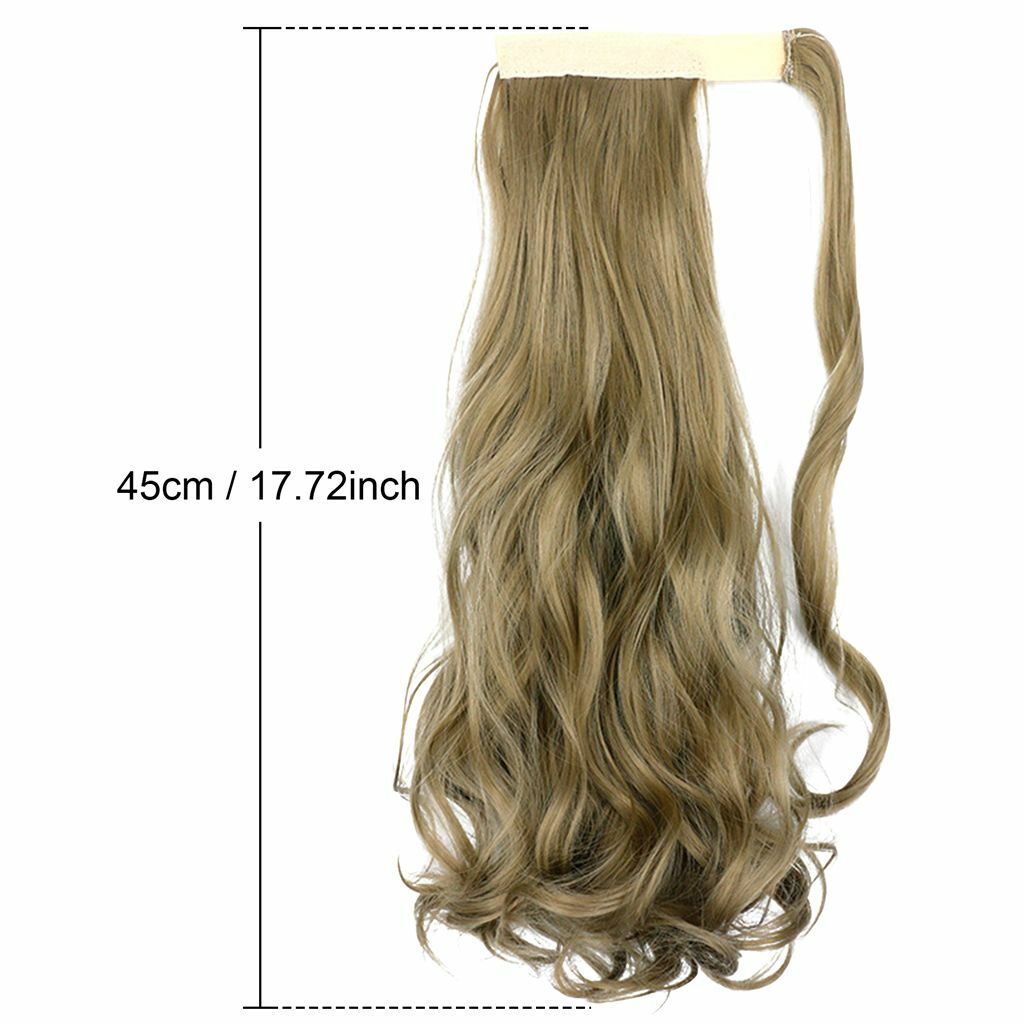 Long Wavy Curly Straight Thick Synthetic Clip In Hair Extension Ponytail Claw US