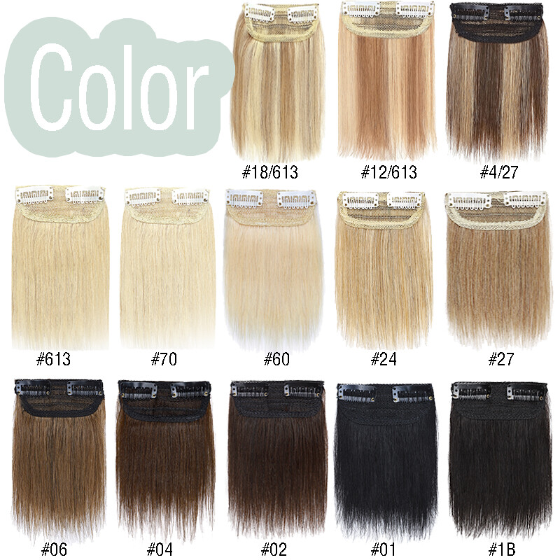 Highlight Mini Hair Pad Clip In 100% Remy Human Hair Extensions One Hair Piece