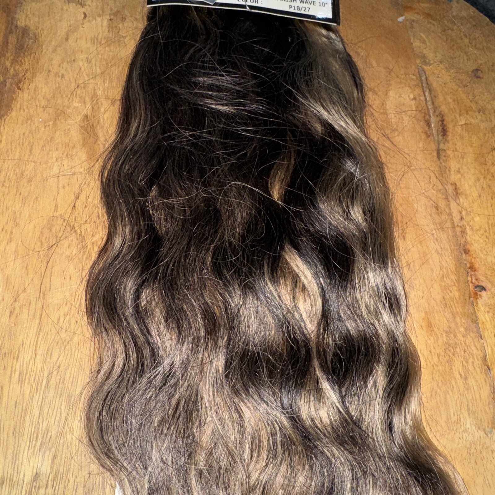 Ultimate Weave Isis HH Remi Hair Tangle Free Spanish Wave 10” Color P1B/27Dbl Pk