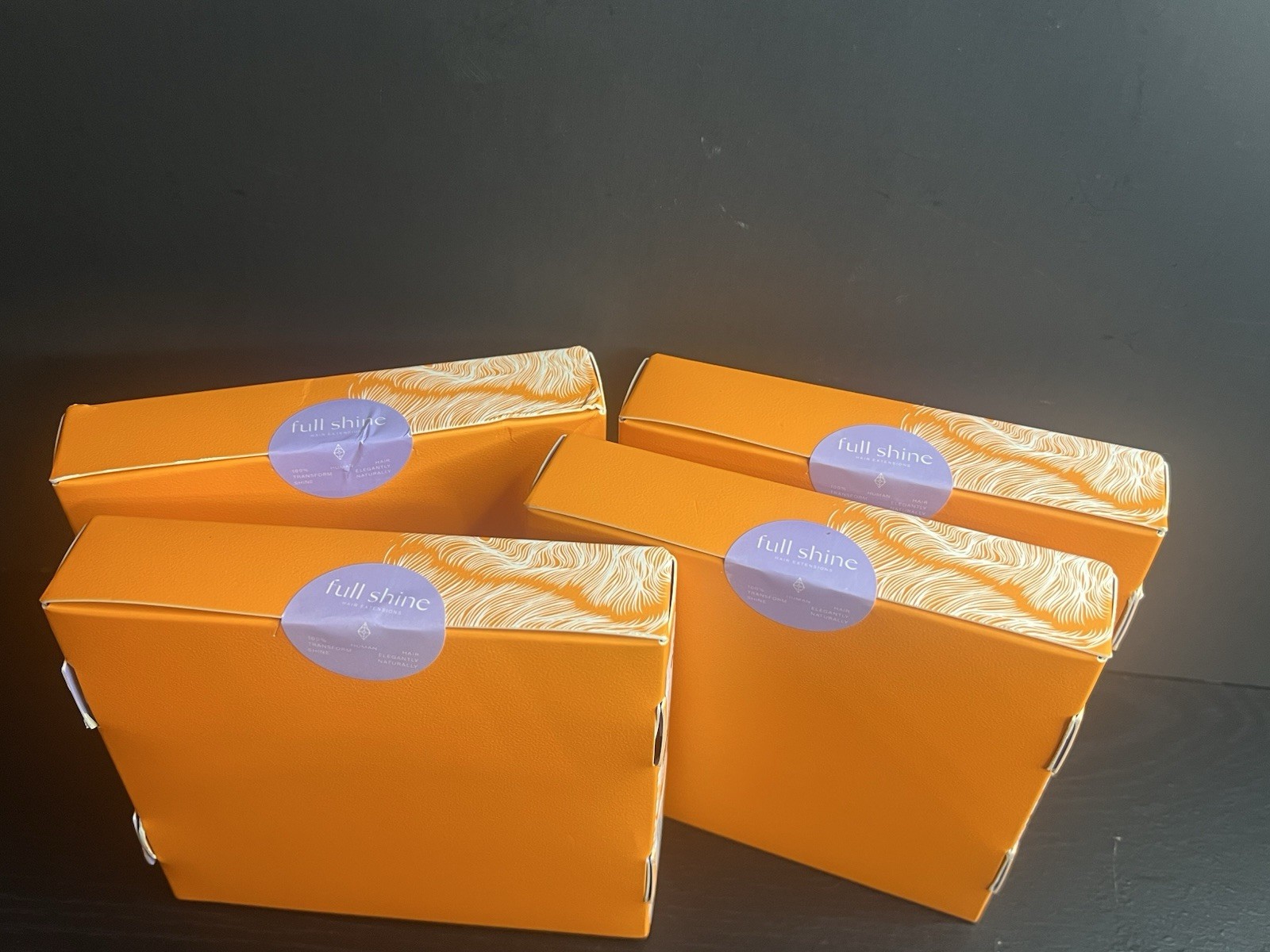 4x FULL SHINE 18 INCH (4 PACKS / 80 PIECES) TAPE-IN HUMAN HAIR EXTENSIONS