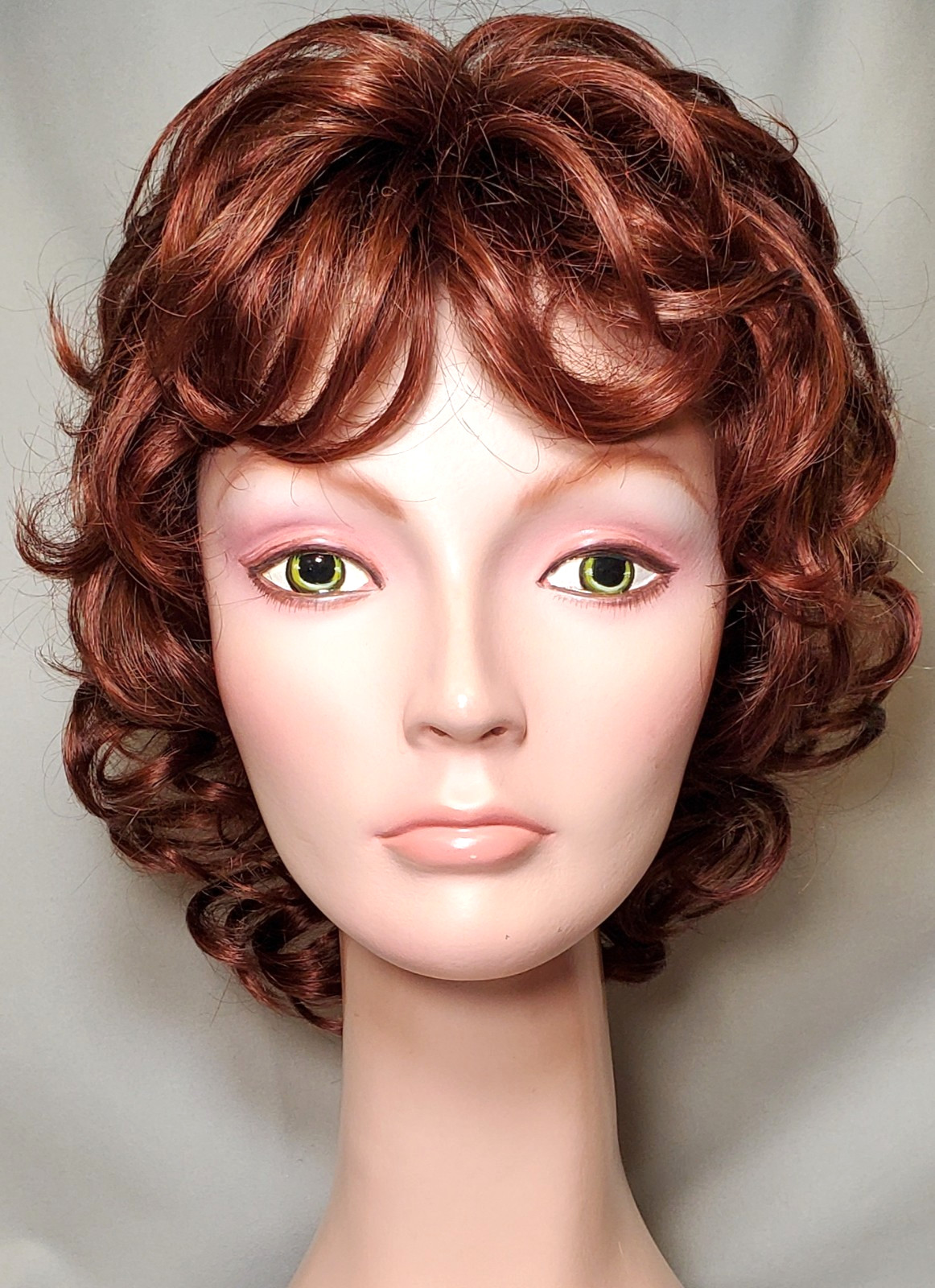 Bella 5442 Monofilament Synth Wig Jon Renau Color 130/31 Auburn Red NWT display