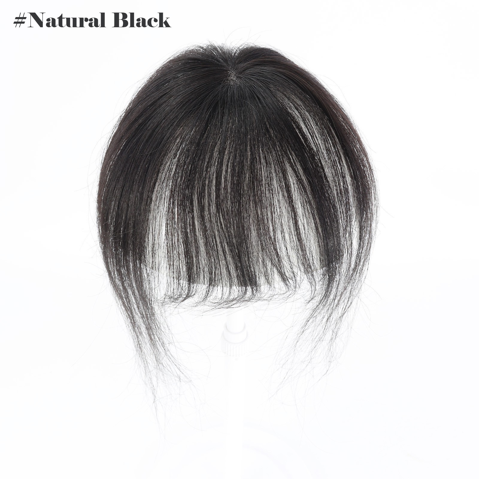 Short Hair Toppers For Women Natural Human Hair Extensions Mono Base Toupe