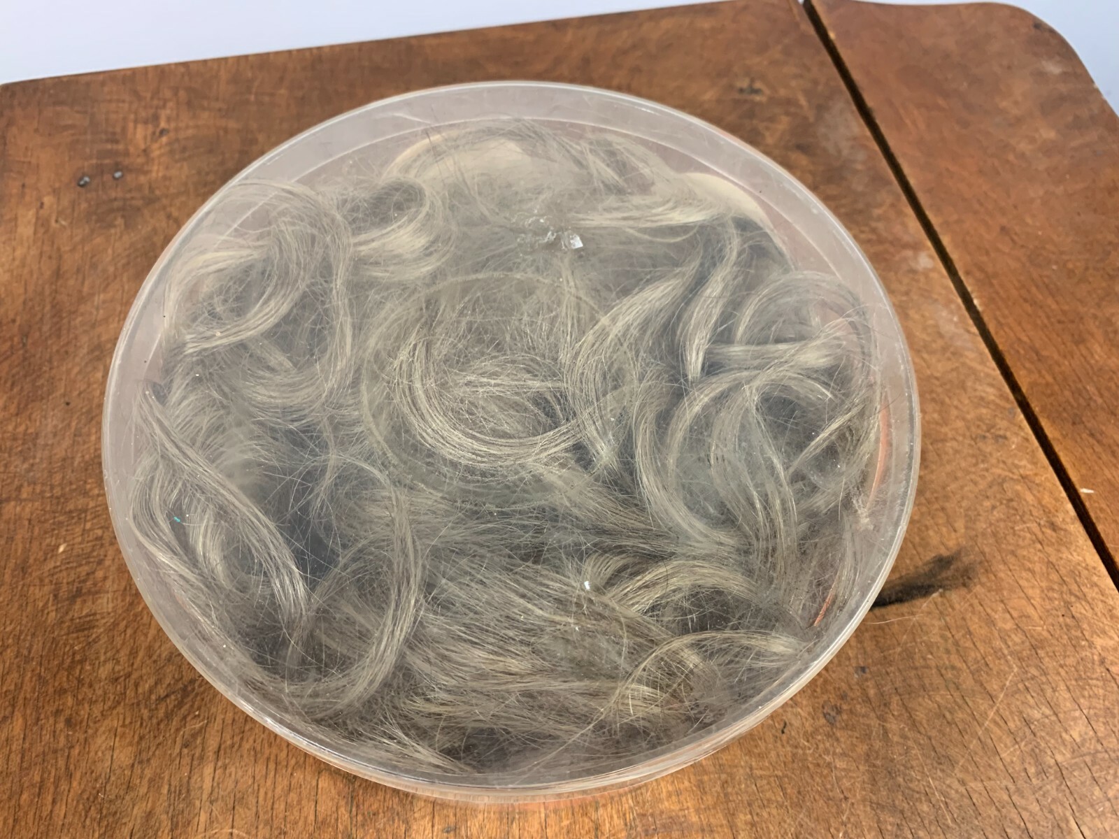 Vintage Antique Mid Century Womens 100% Human Hair Wig Wiglet Beauty Mod Retro
