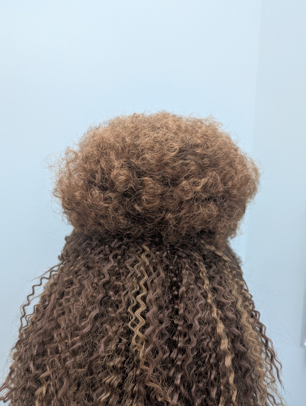 Synthetic 2 Pack Afro Puff Balls Color 1B/30 Off Black/Auburn Highlights