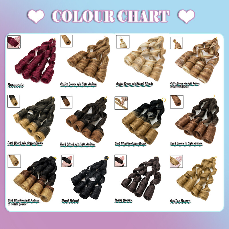 Darling Empress French Curl Braids Loose/Curly Braids Extension Pre Stretched US