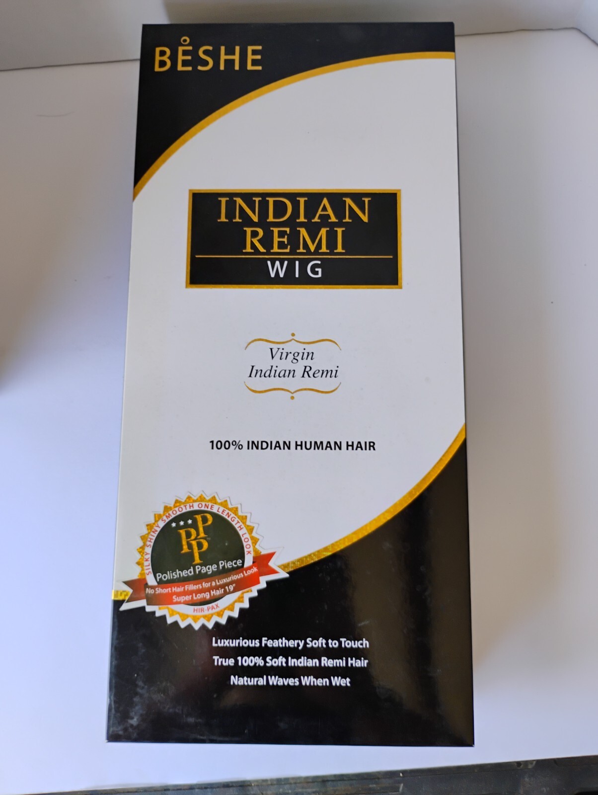Beshe Virgin 100% Indian Human Remi Hair Wig. Style HIR-PAX