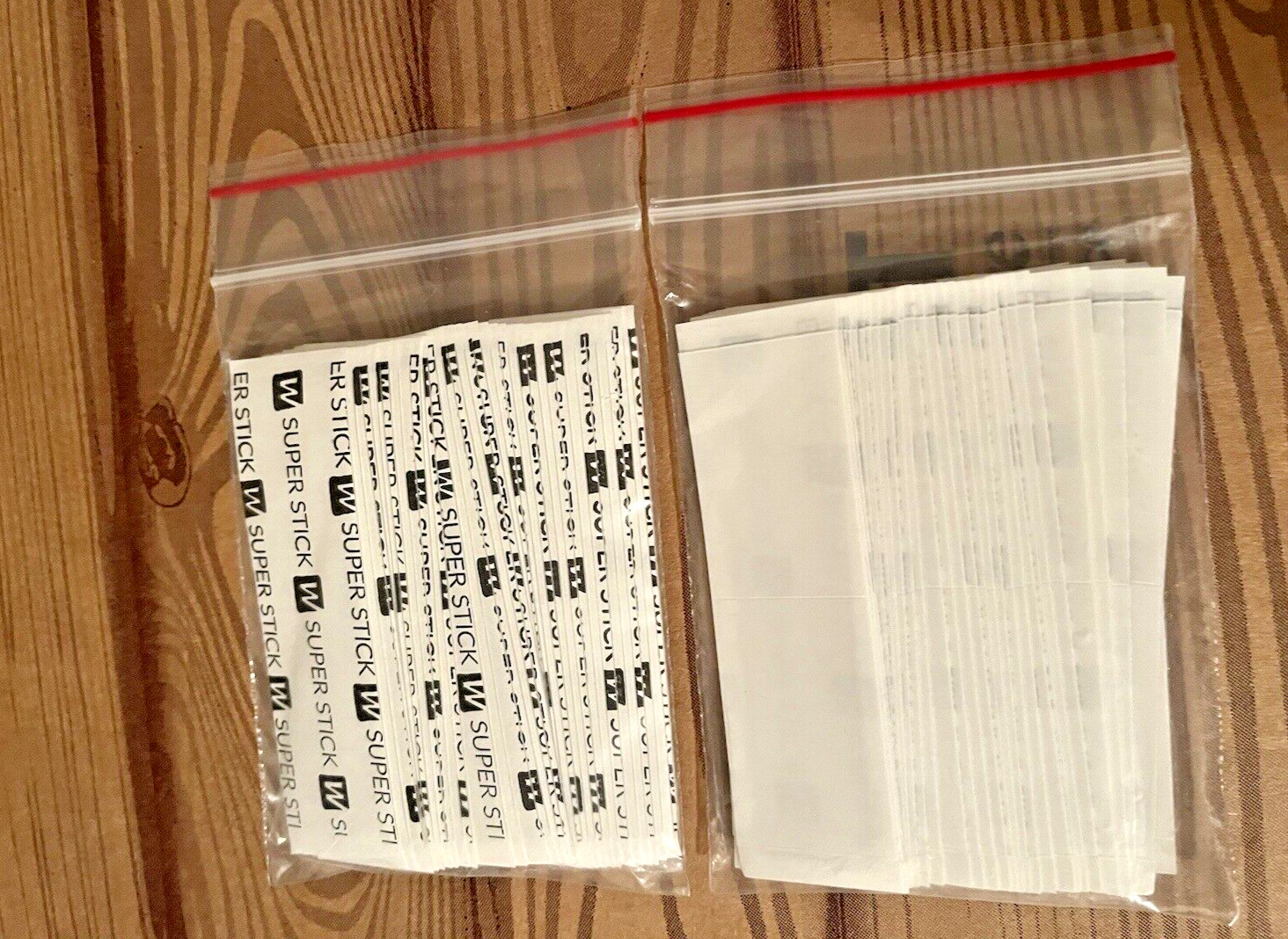 Walker Tape Super Stick 1″ x 3″ Straight Strips Wig Adhesive Tape Strips 36 Pc.