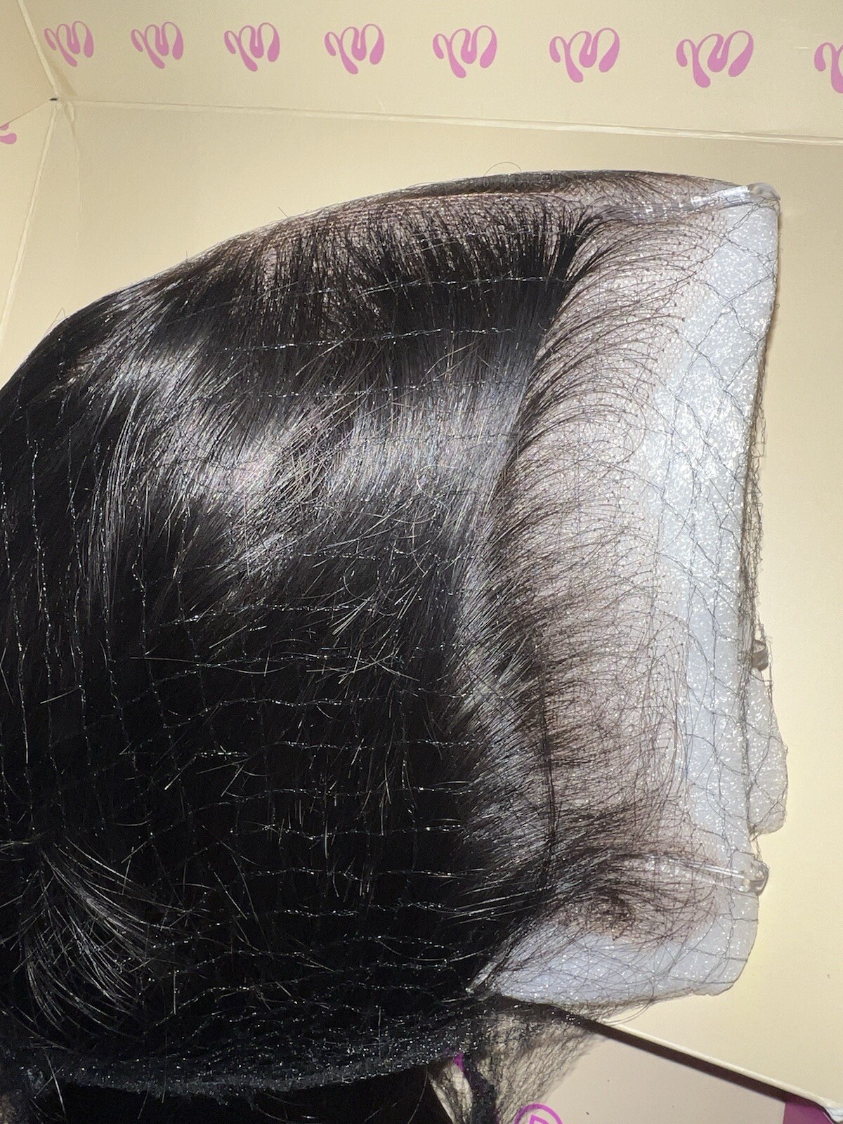 MegaLook 20 inch Human Hair Wear & Go Glueless Lace Front Wigs Pre Plucked