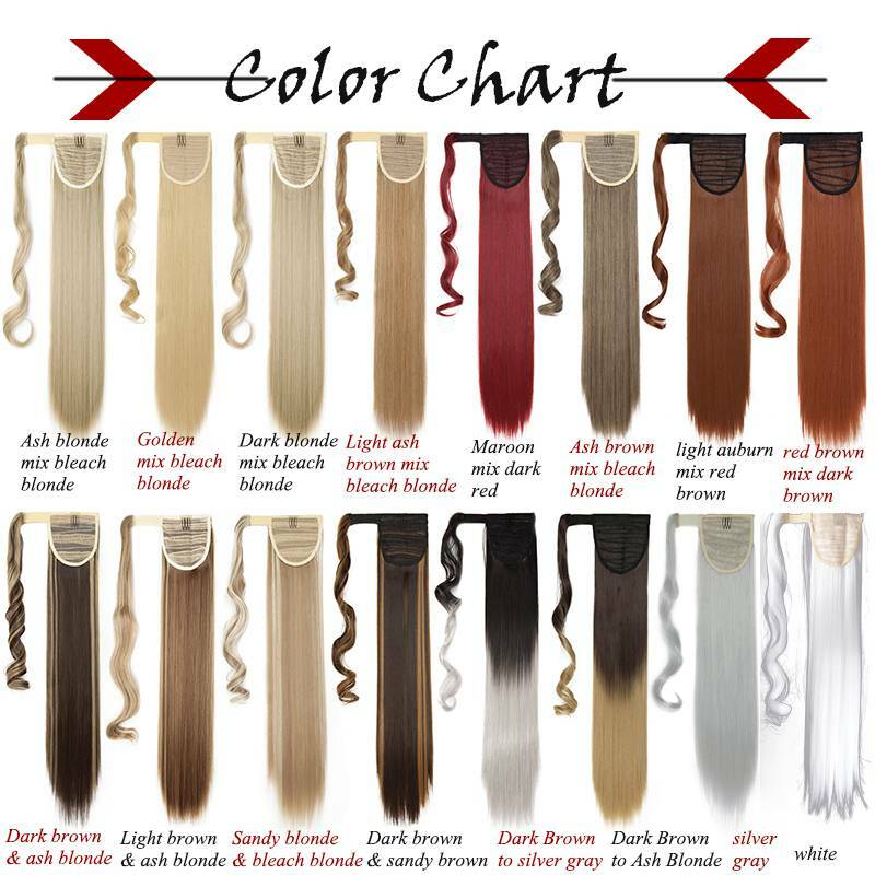 Clearance! Long Hair Ponytail Extensions Clip-in Hairpiece For Human Mega Thick