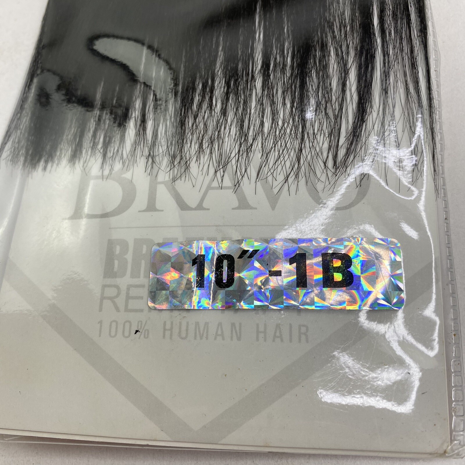 Hair Extensions 100% Human Hair Lot of 2 Enstyle Color 4, Bravo Brazilian 10″-1B