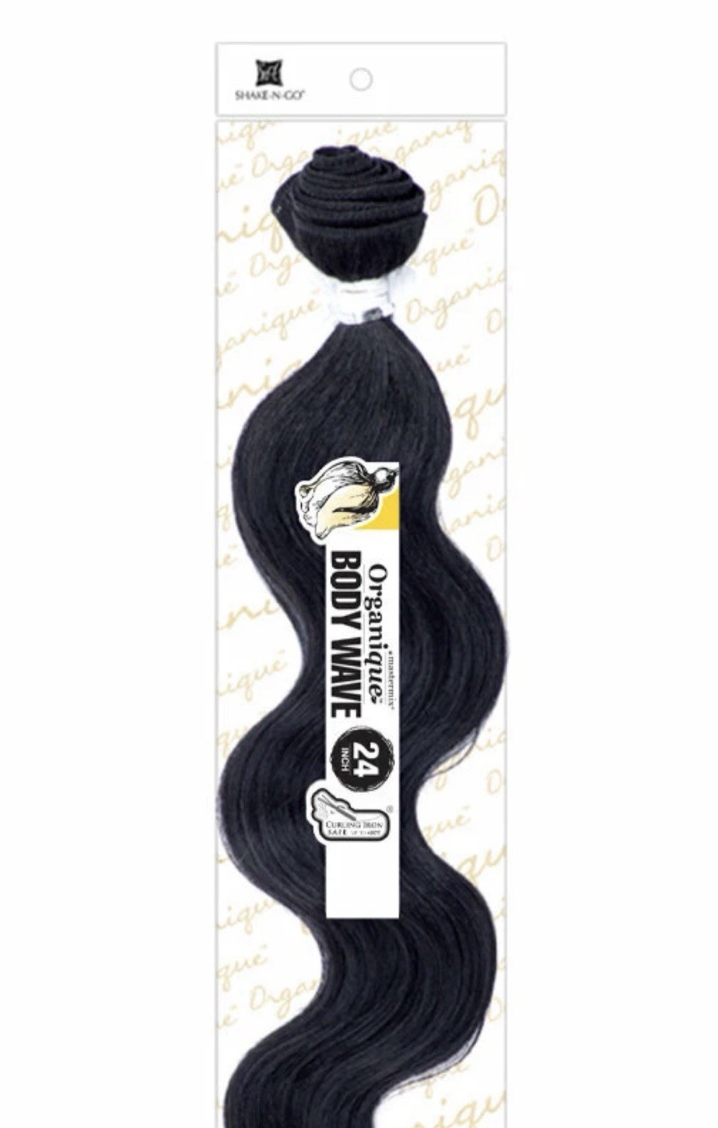 Shake-N-Go ORGANIQUE BODY WAVE 24″ Hair 1B