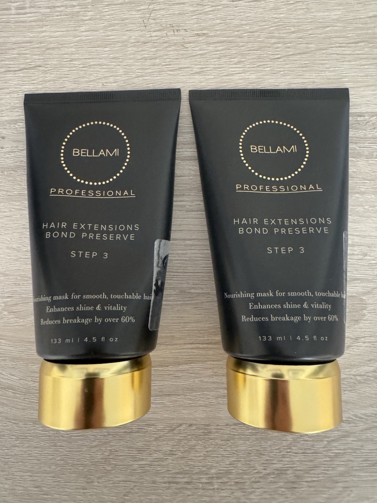 BELLAMI Hair Extensions Bond Preserve Step 3 133 ml / 4.5 oz Lot of 2