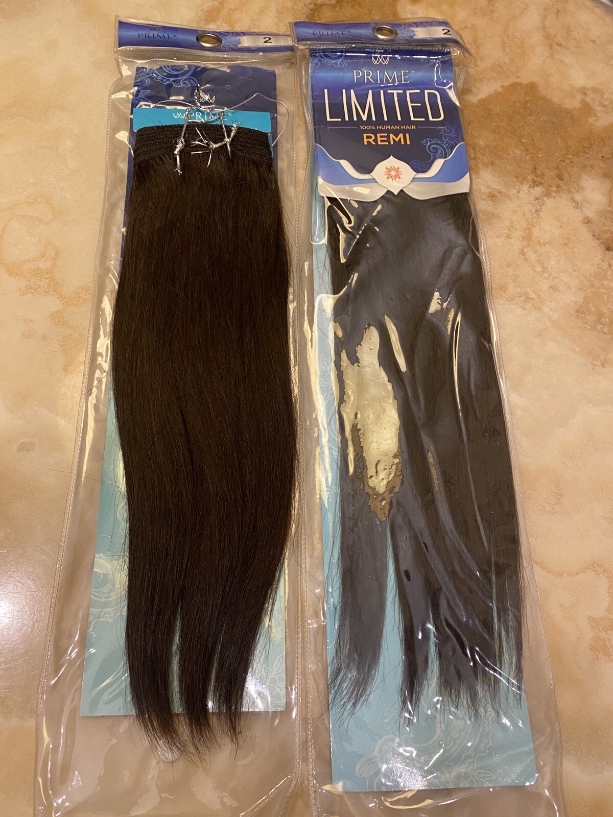 REMI PRIME LIMITED 100% HUMAN HAIR SOFT YAKY WEAVE-12′ LOT 2 COLOR 2 TANGLE FREE