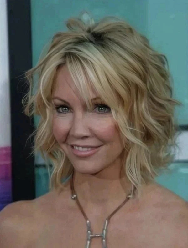 Real Human Hair New Fashion Women’s Natural Fluffy Short Blond Wavy Wig 12 Inch
