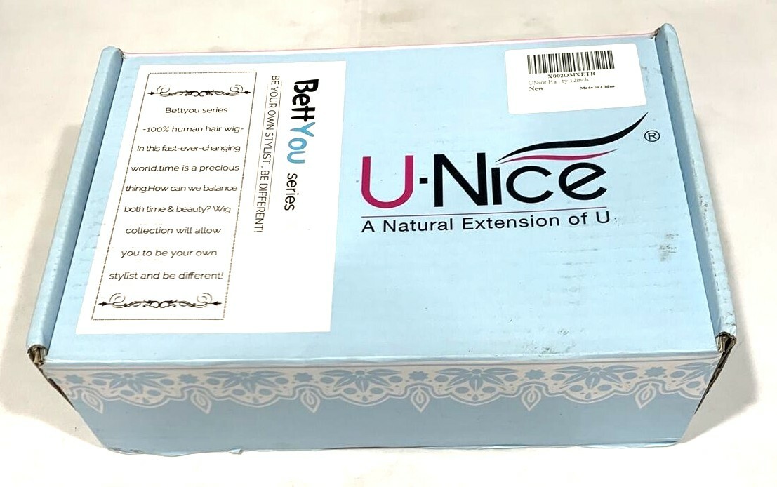 UNice Brazilian Soft Silky Straight Weave Bundle 100% Human Hair Extensions 12″