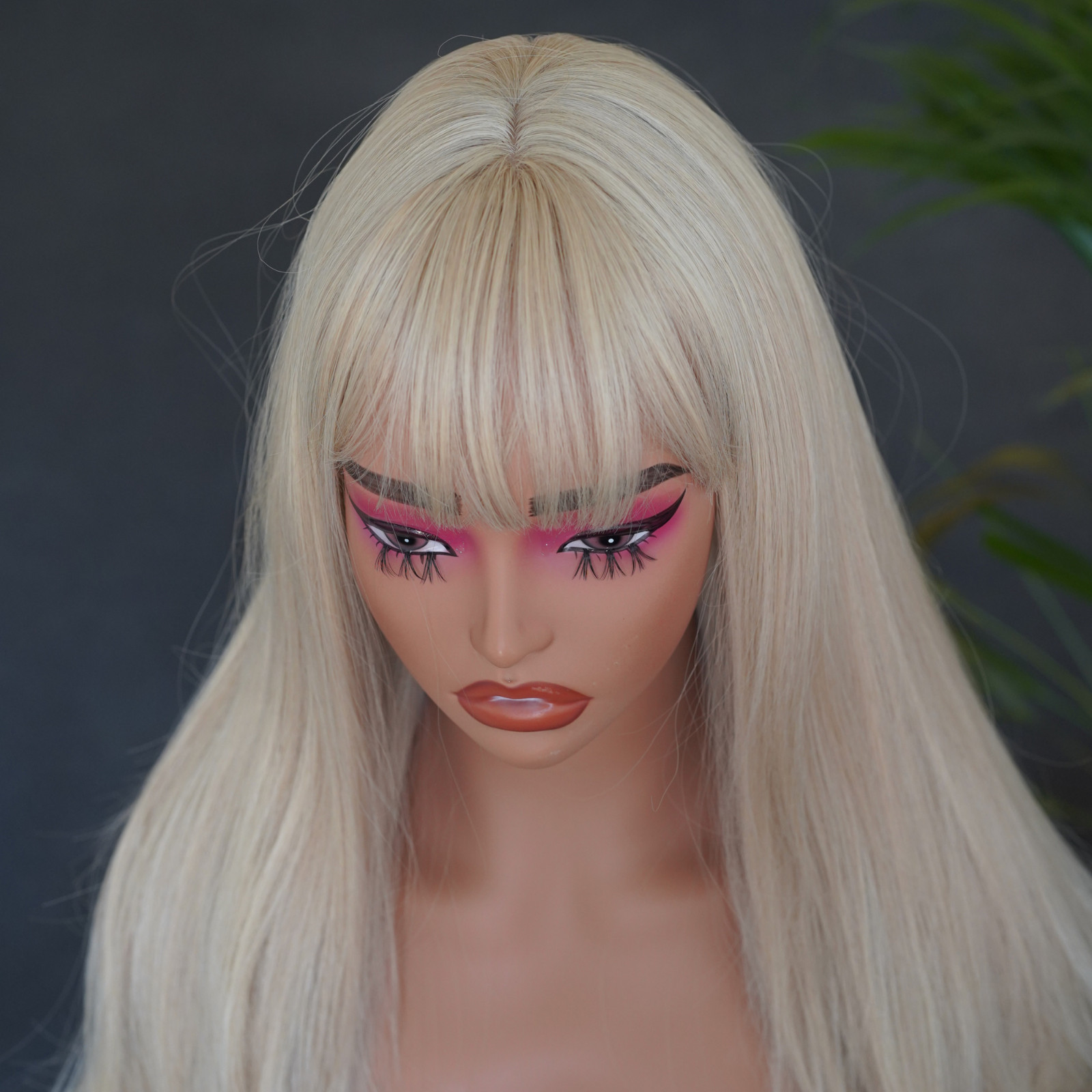 Ash Blonde Wig, Platinum Blonde Wig, Barbie Blonde Cosplay Wig, Drag Queen Wig