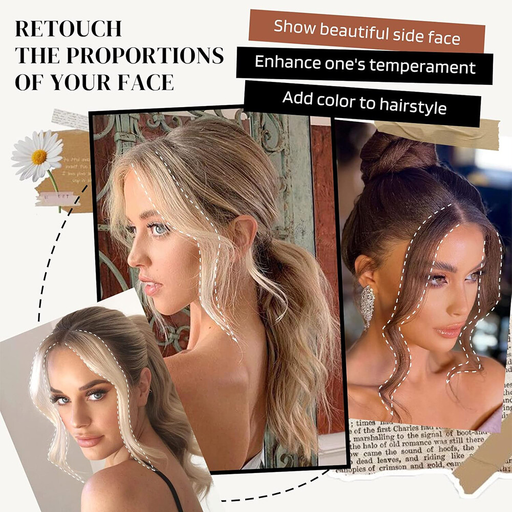 Free Part Full Lace Hairpiece Topper Human Hair Piece Patch 0.75″x6.25″ 1.5″x11″