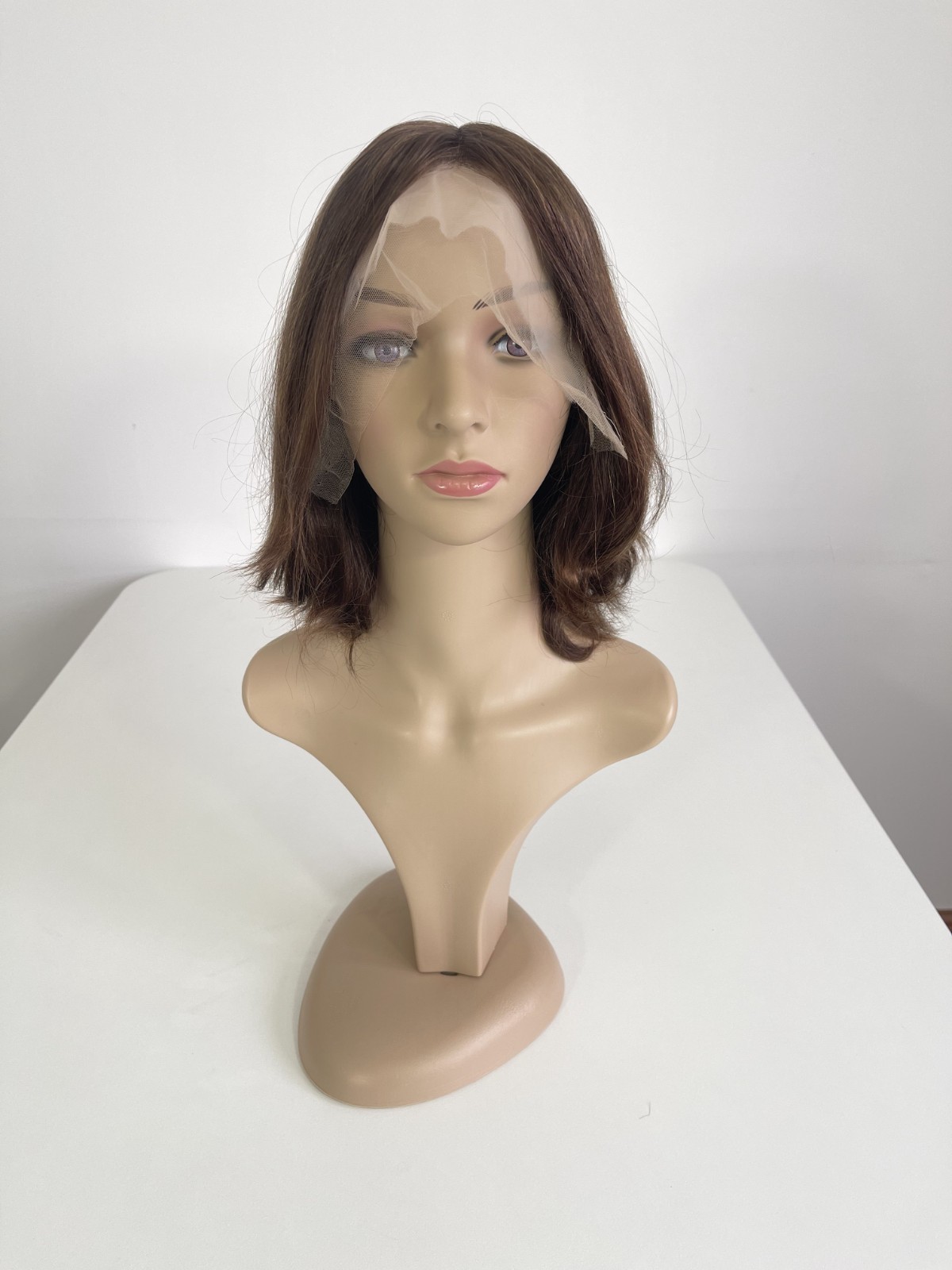European hair made silk top lace front wig