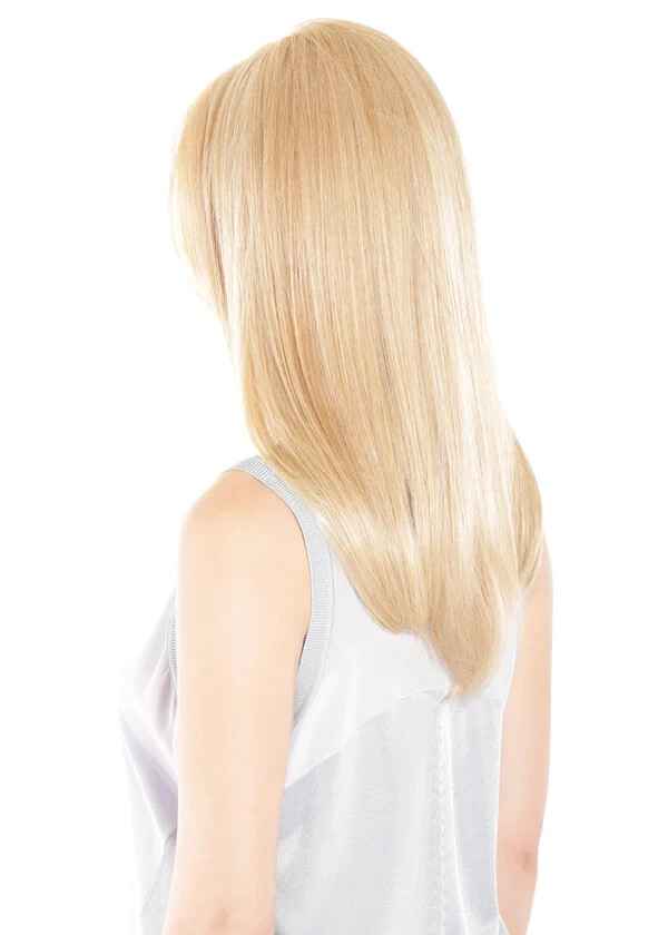 HUMAN HAIR LACE FRONT MONO TOP 18″ TOPPER BELLE TRESS * U CHOOSE COLOR * GORGEOU