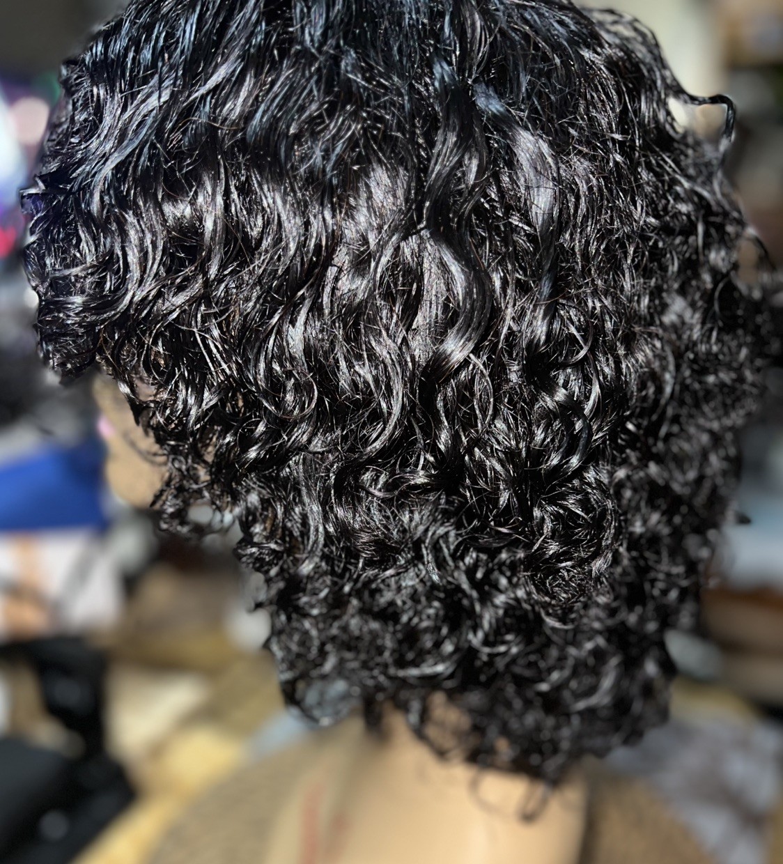 100% HUMAN HAIR BURMESE WIG CURLY |CUSTOM MADE THICK 200% DENSITY PRE LOVED❤️