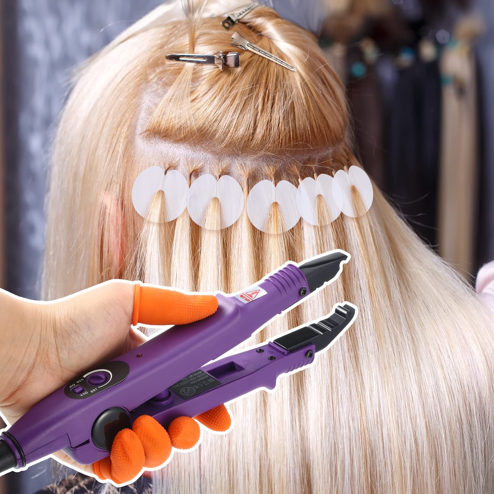 Hair Extensions Iron Fusion Keratin Hair Extensions Heat Tool Heat Connector …