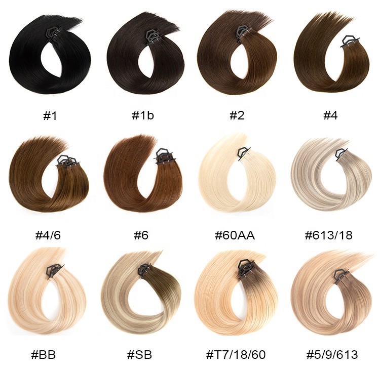 Seamless Thin 24″ Russian Virgin Remy Genius 100% Remy Human Hair Weft Hair 100g