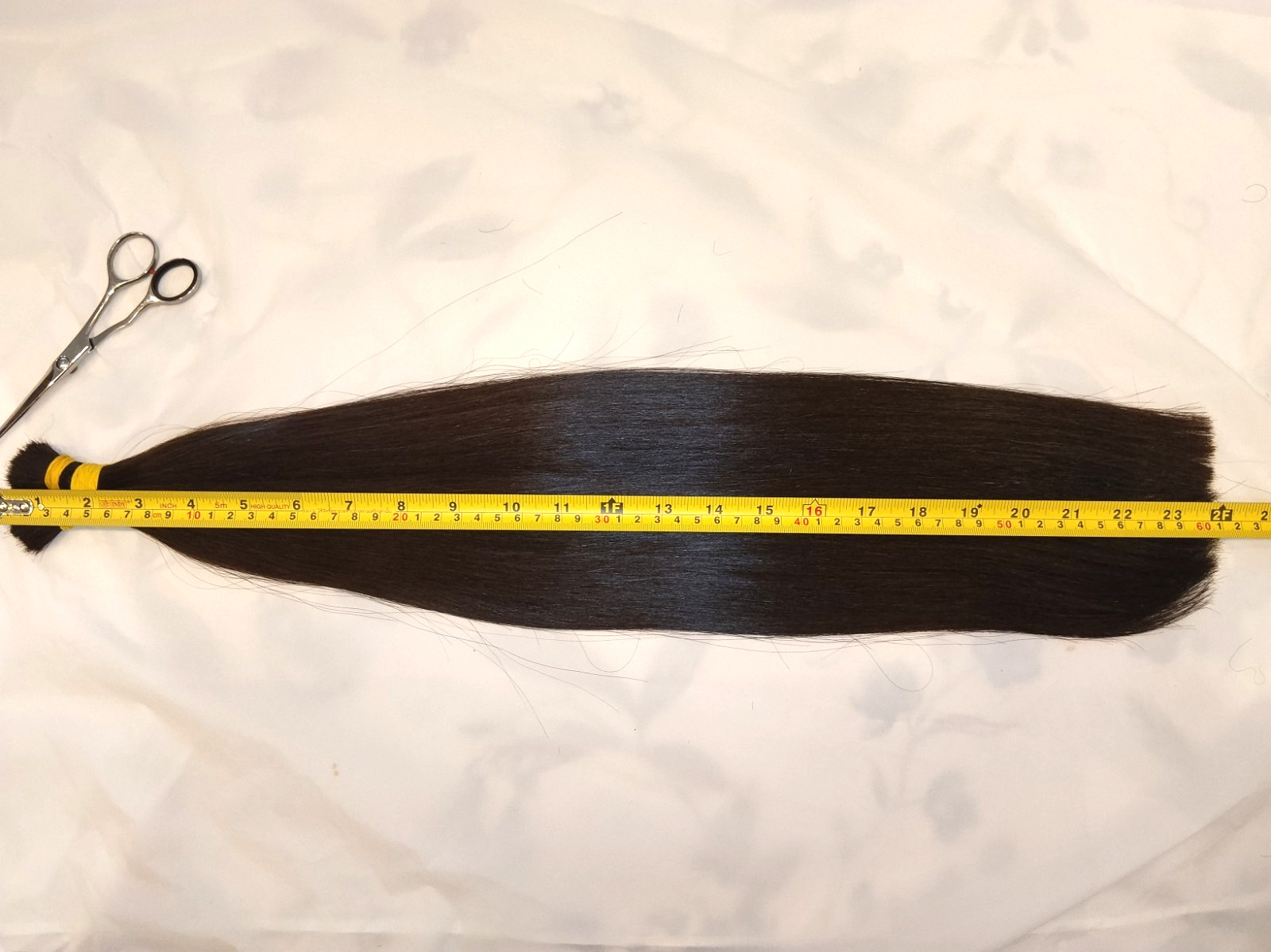 Human hair Ponytail Fresh haircut Very thick, HUGE extra SOFT ponytail 24in!
