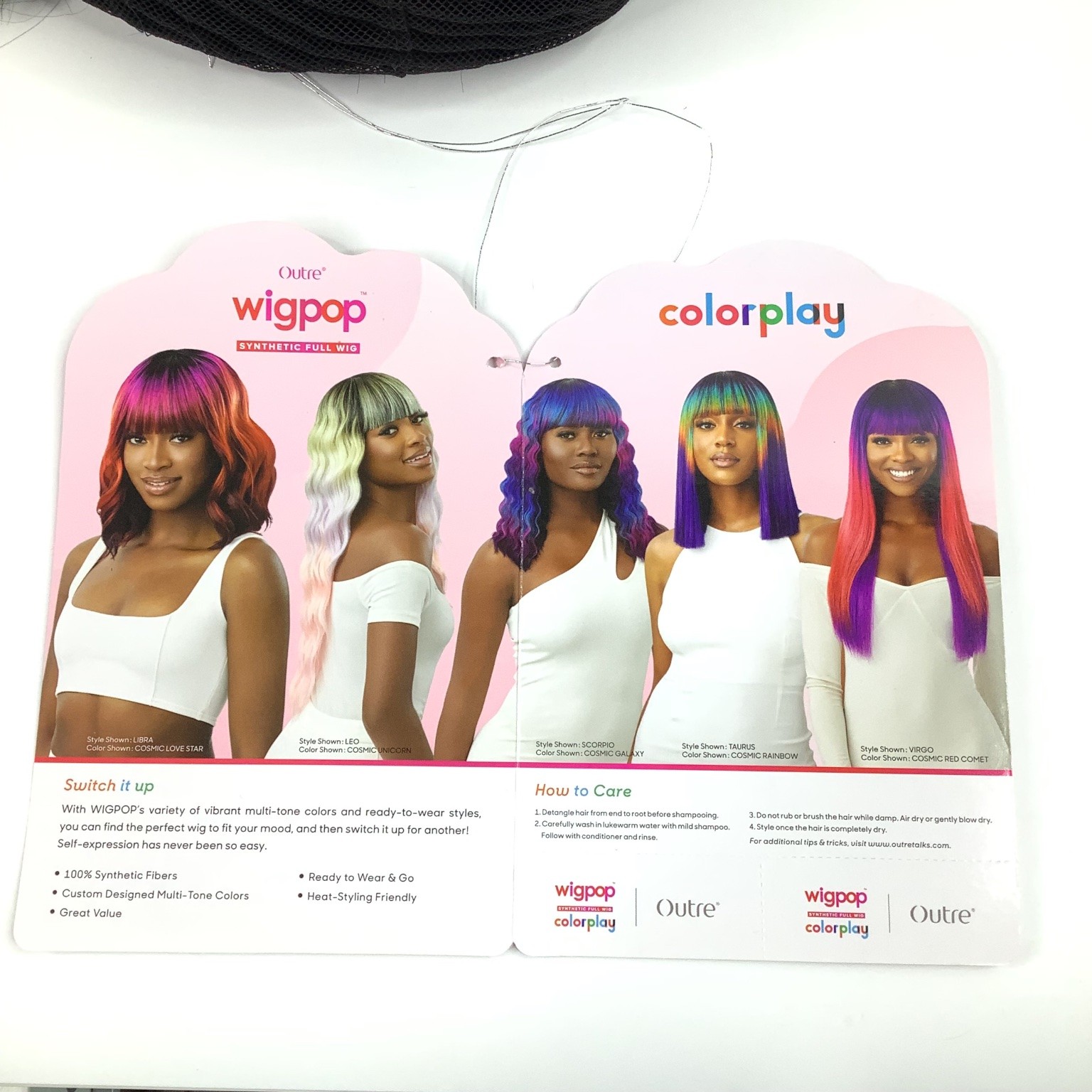 Outre wigpop colorplay LIBRA Synthetic Full Wig 1B Wavy Bob