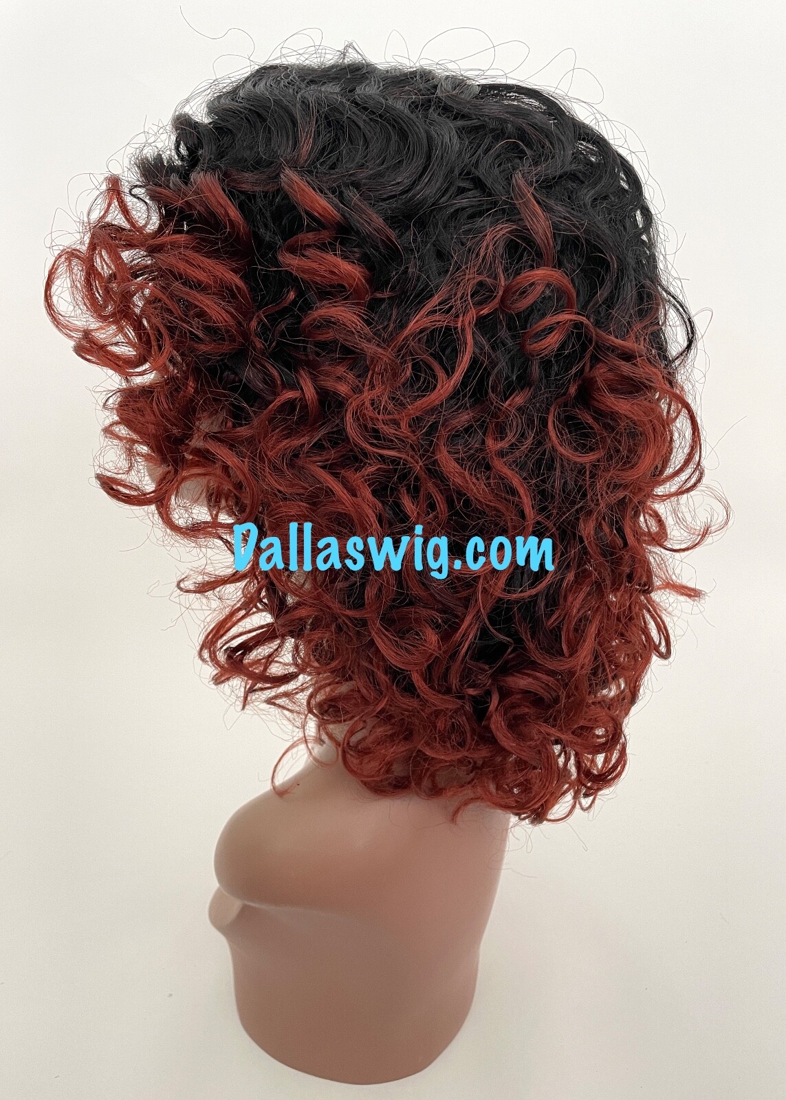 SALE Care Free Full Synthetic Bob Short Curly with Skin Top Jasmine Half Wig