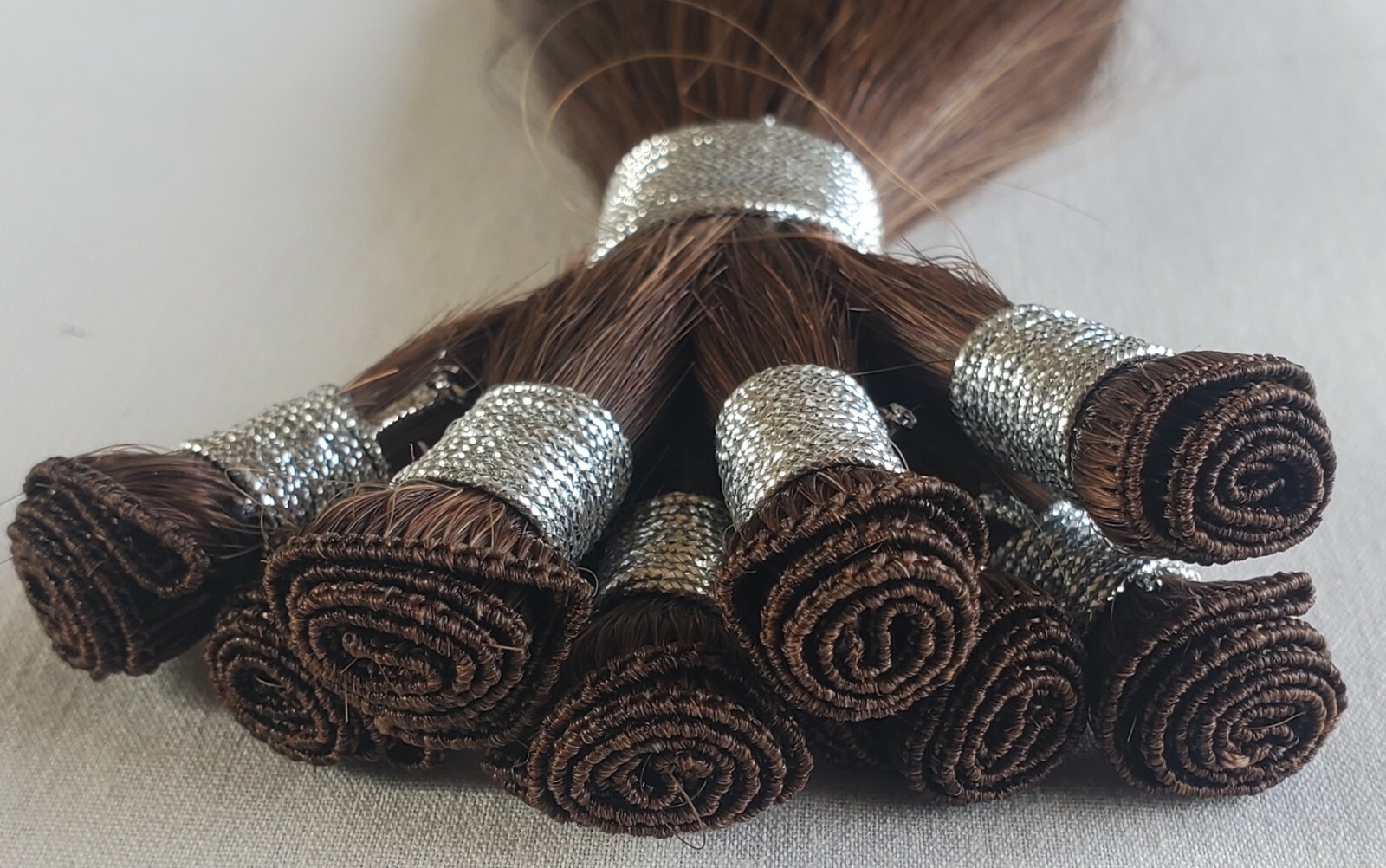 18″, 20″, 22″ Hand-Tied Weft, 100 grams, Human Remy Hair Extensions # 3