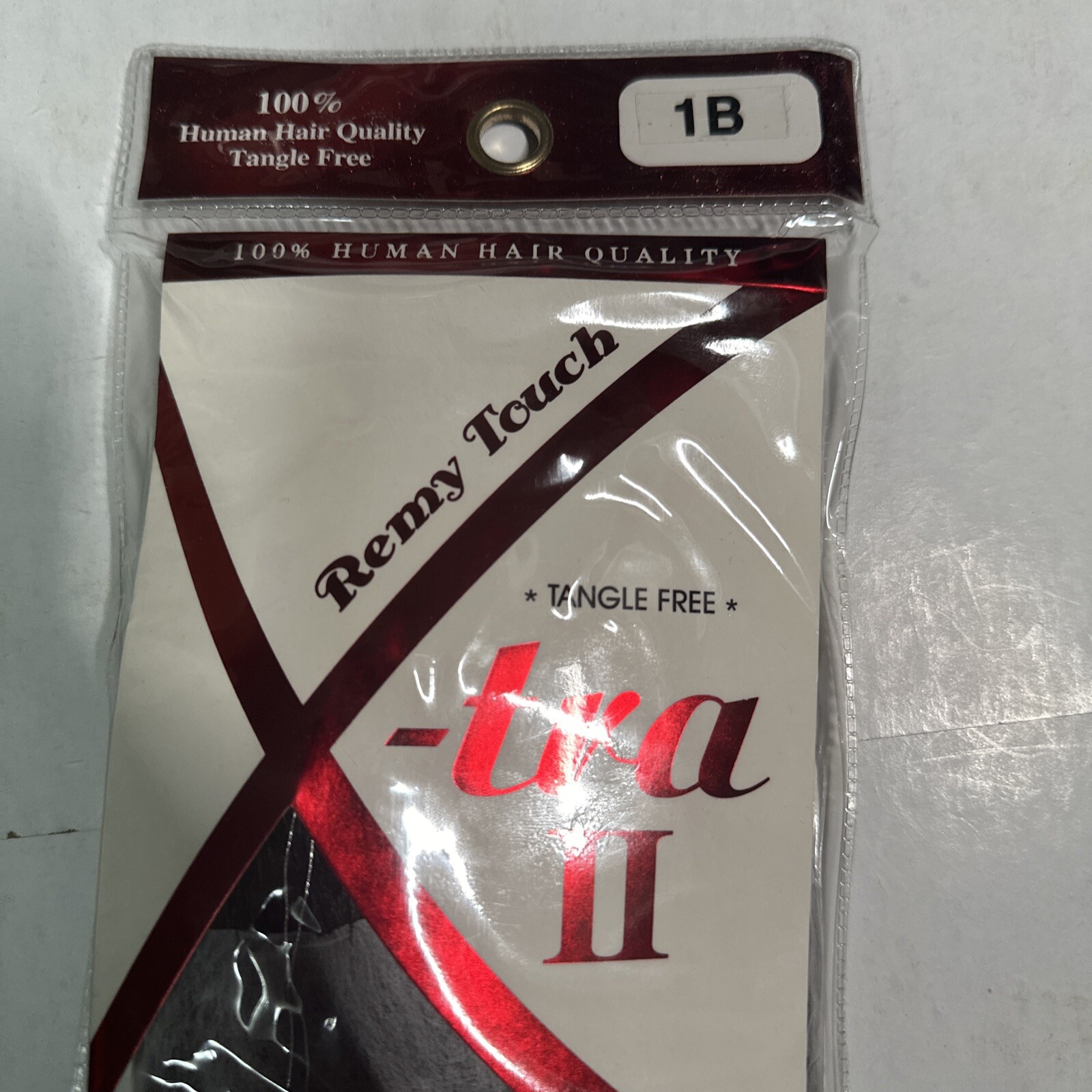 18″ 100% Human Hair Quality Remy Touch Tangle Free Yaki Hair Extensions Color 1B