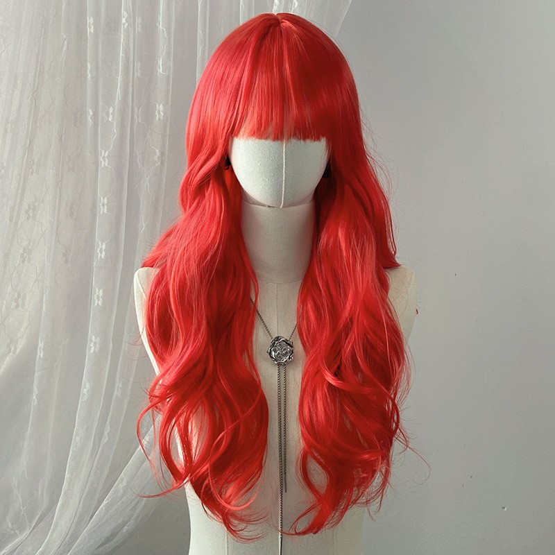 Women Curly Wigs Long Full Hair Girl Universal Cosplay Costume Anime Wave Wig AU