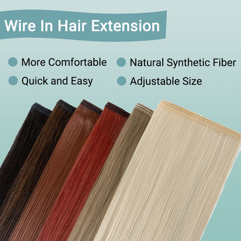 Wire In Natural Hair Extension Elastic Band Secret Miracle Ring Balayage/Ombre