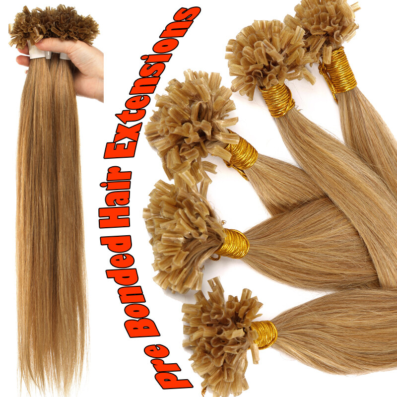 100gr Real THICK Pre Bonded Keratin Nail U Tip 100% Remy Human Hair Extensions