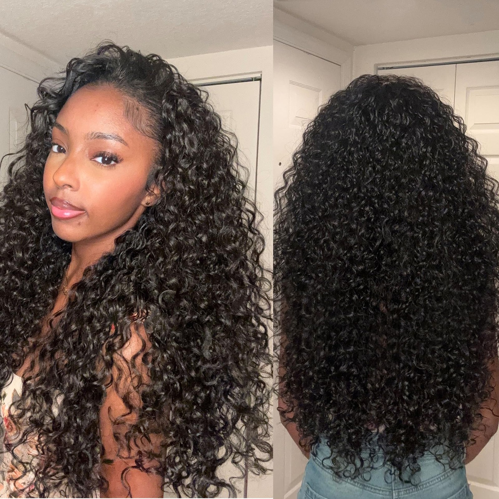 Curly Half Wig 26 Inches Veralux™ Fiber Blend Human Hair Headband Wig 3 in 1 …
