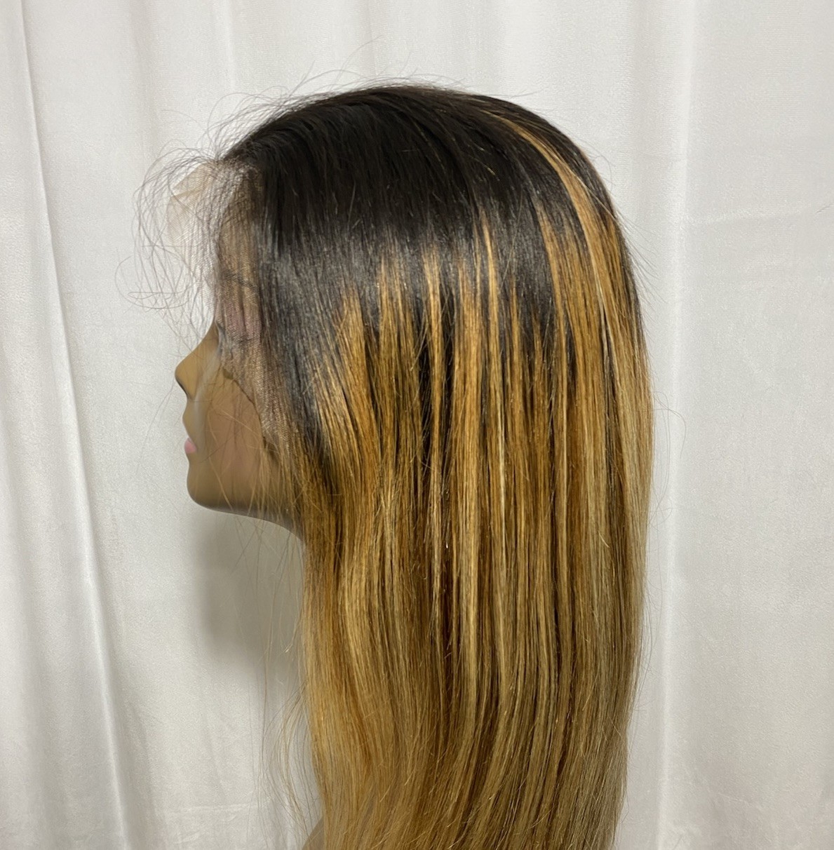 20 Inch Ombre Wig 13×6 HD Lace Front Human Hair 430/27 Honey Blonde Glue-less