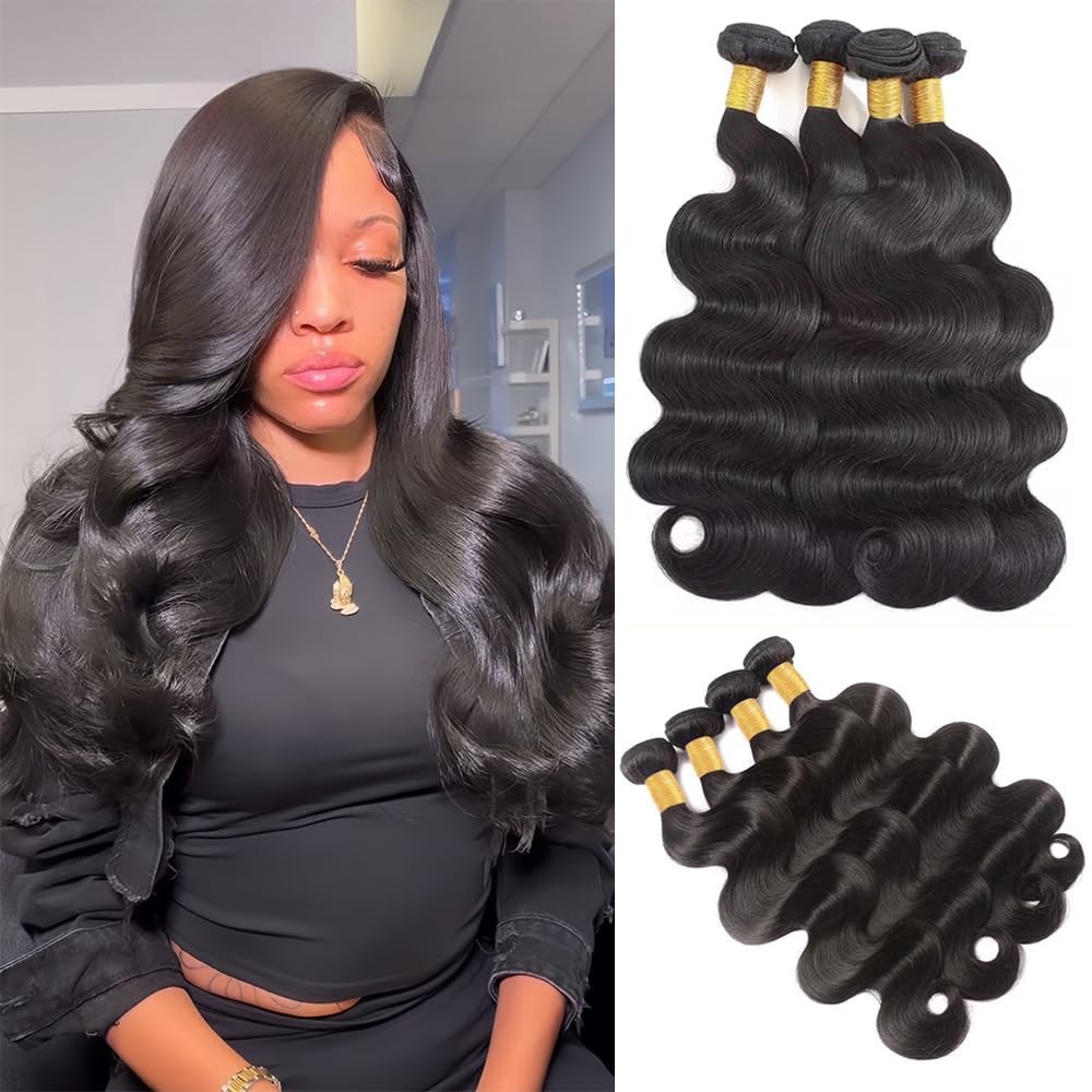 Multino 16A Human Hair Bundles 12 14 16 18 Inch Body Wave Bundles Human Hair