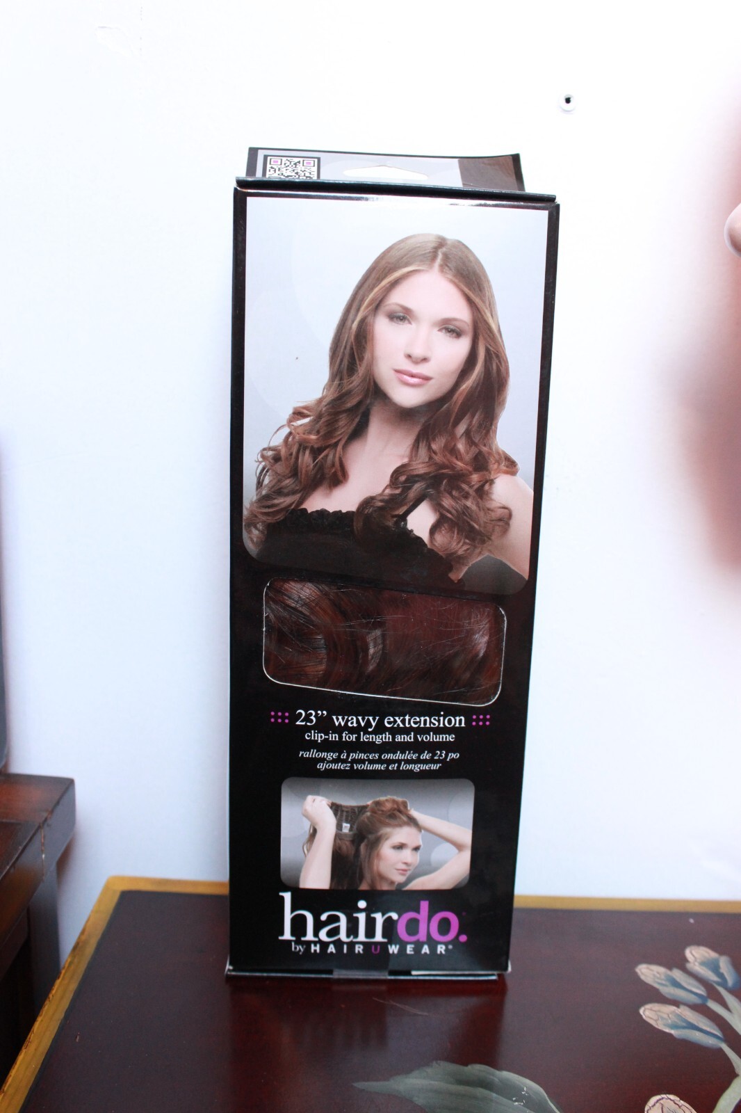 23″ wavy extension chocolate copper medium red brown hairdo by hairuwear r6/30h