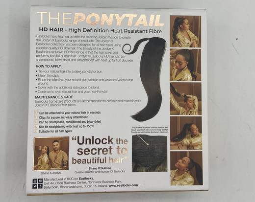 JORDYNWOODS EASILOCKS THE PONYTAIL HAIR HEATRESISTANT 22″ 120G VANILLA BALAYAGE