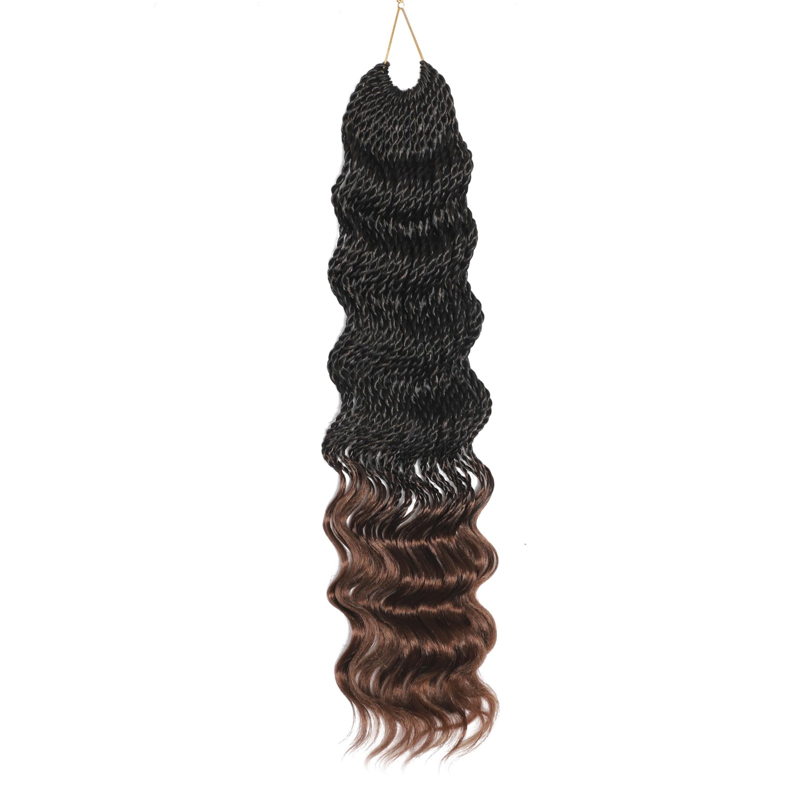 Falemei Wavy Senegalese Twist Crochet Braids 6Packs/Lot 35Strands/Pack