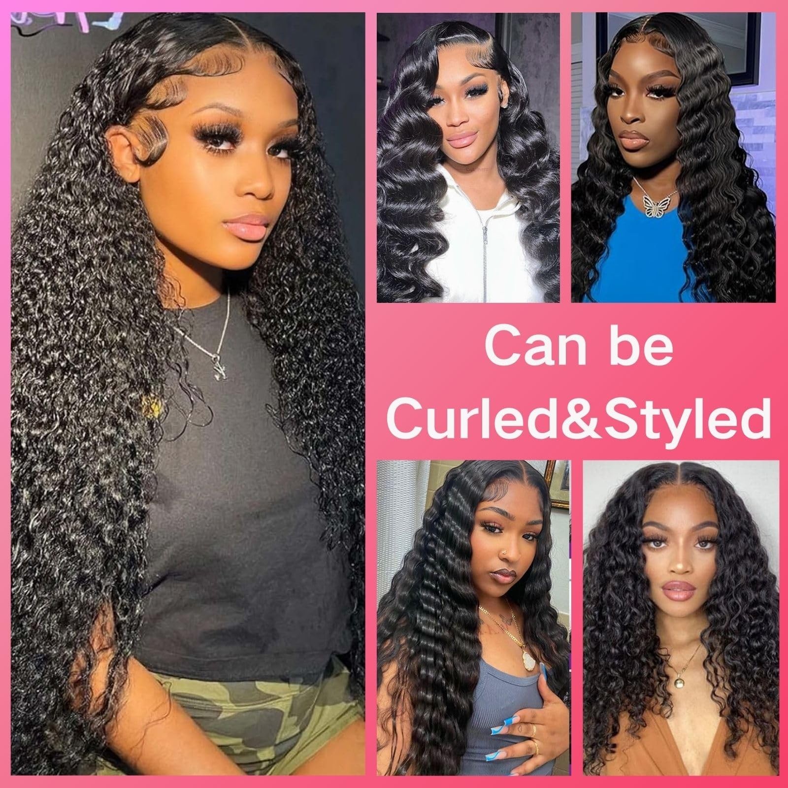 5×5 HD Lace Closure Body Wave Hair for Black Women, 12A Virgin Remy, 20 Inch