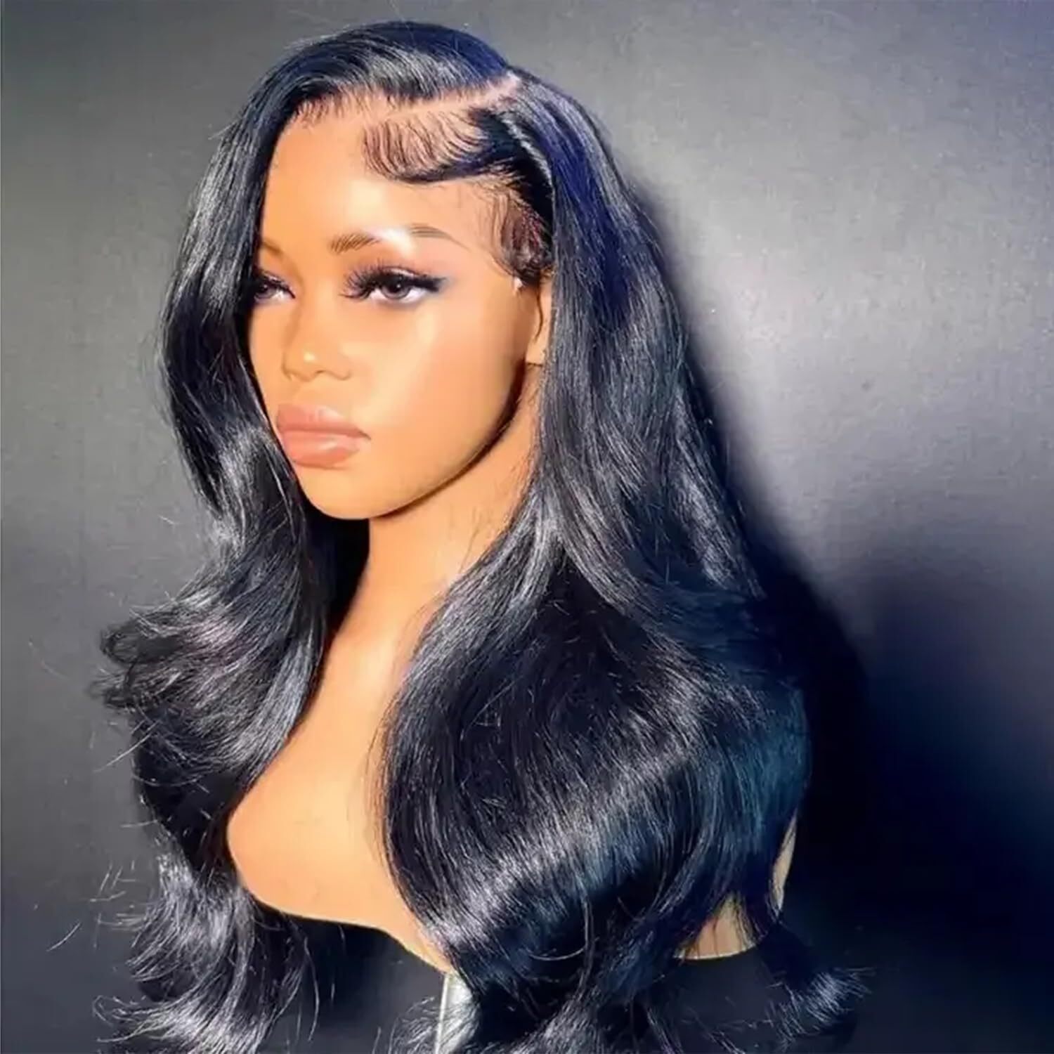 5×5 Silk Base Full Lace Human Hair Wig Body Wave Pre Plucked Silk Top Lace Wigs