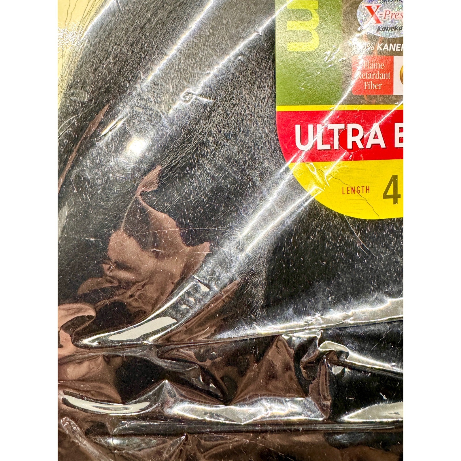 Outre X-Pression Ultra Braid 3X Pre-Stretched Braiding Hair 42 Inch Black 1