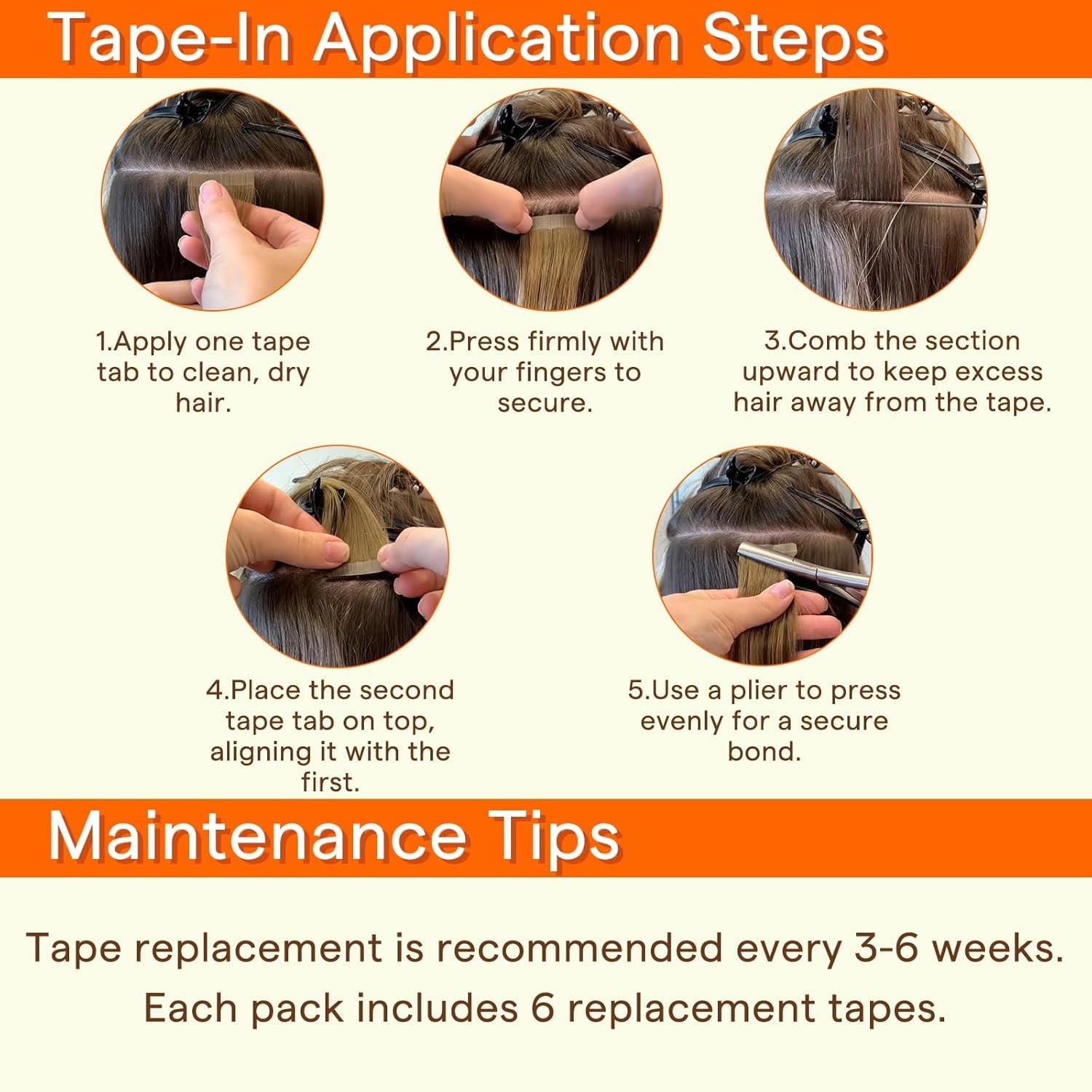 Real Human Hair Tape Ins 18 Inches – Seamless Balayage Extensions, Color #4/24/4