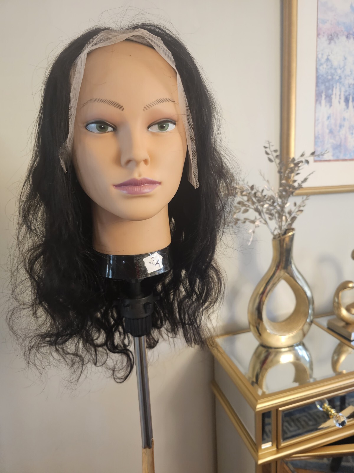 High Quality regular Top 20 to 22″ straight 100% Virgin Human Hair Lace Wig